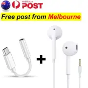 USB Type C to 3.5mm Cable Headphones Earphones Headset Adapter Android Samsung