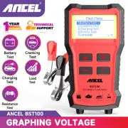 12V Car Battery Load Tester 100-2000 CCA Alternator Charging Cranking Analyzer