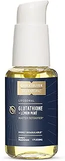 Quicksilver Scientific Liposomal Glutathione - Superior Absorption Oral Glutathione Supplement for Detox & Immune Support - 100 mg of Liquid Glutathione, Gluten Free & Dairy Free (1.7 fl oz)