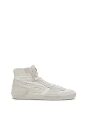 [Diesel] Diesel - S-Leroji D-Padded-ripstop and suede high-top sneakers - Sneakers - Man - White 40 White