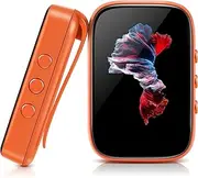 MP3 Player Bluetooth Portable MP3 MP4 Music Player with FM Radio Voice Recording E-Book Calendar Alarm Clock Clip MP3 Player with 32GB Memory for Sports