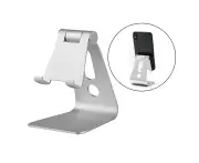 Folding Phone Stand Cell Phone Holder Mount for iPad iPhone Smartphones silver