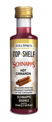 NEW Still Spirits Top Shelf Hot Cinnamon Schnapps Essence - 50ml