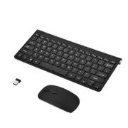 Keyboard Mouse Combo, 2.4GHz Slim Keyboard and Mouse Kit for Desktop, Compute...
