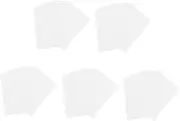 NUOBESTY 5sets Blank Cards Smooth Writing Surface Cardstock Paper DIY Greeting Cards Wedding Invitations Office Use 50pcs*5