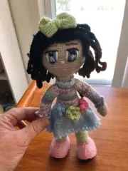 Pattern Angie Amigurumi Doll (UK or US terms)