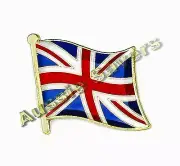 UNITED KINGDOM (UNION JACK) FLAG LAPEL PIN / BADGE / BROOCH