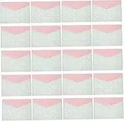 HONMEET 20pcs Decorative File Bag Plastic Document Storage Multi-use Folder for School Office