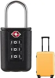 [Xinhuju] Suitcase Lock, Luggage Lock | Backpack Lock, Suitcase Lock, Lock Accepted with Stainless Steel Cable and Number Combination - Combination