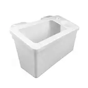 Tinnie Bait & Storage Tackle Bin with Drink Cup Holder Gunwale Lure Box