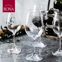 在飛比找ETMall東森購物網優惠-進口RONA洛娜奢華水晶紅酒杯套裝復古香檳杯 家用雞尾酒杯高