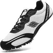 [SUMECH] Professional Athletic Training Shoes for Mens Womens Spikes Track and Field Shoes Mesh Breathable for Running Sprint Racing