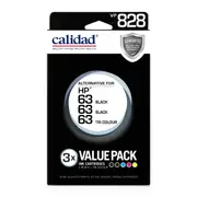 3 Pack Calidad VP 828 Ink Cartridges