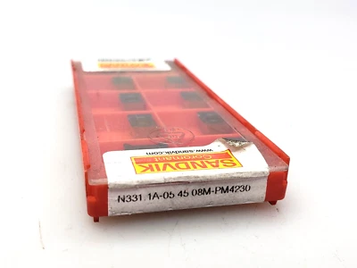 Sandvik Coromant N331.1A-05 45 08M-PM 4230 Carbide Inserts (Box of 10) 054508