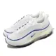 Nike 休閒鞋 Wmns Air Max 97 女鞋 白 藍 厚底 子彈 氣墊 反光 FJ5482-100