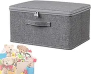 WJnflQN Locking Storage Box - Clothes Toys Organiser Box with Lid | Stackable Protective Lockout Utility Container, Snacks Chest for Jeans, Sweaters