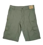 New ThereAbouts Boy's Cargo Shorts Four Leave Clover Green Sz 18