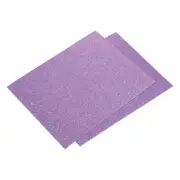 Glitter EVA Foam Sheets Dark Purple 10.8x8.4 Inch 1.5mm for Art Craft Pack of 2