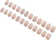 FOMIYES 1 Set False Nails Manicure Stickers Display Rack Personalized Piggy Bank Plate Wallets for Coin Display Money Tin Tabletop Dumbbell Halloween Tape Strobe Tape Pad Abs Material