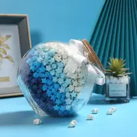在飛比找ETMall東森購物網優惠-星空瓶幸運星星玻璃許愿瓶漂流瓶貝殼折紙成品木塞教師節禮物創意