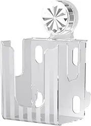 Rrlihjgu Wall-Mounted Tissue Box Holder 20x11cm Suction Cup Paper Storage Box Anti-Slip PET Multifunctional The Anti-Slip Feature for Home, Nursery, Dorm, Hotel, Kitchen, Nursery Home and Workplace