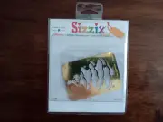 Sizzix Simple Impressions Stencil & Embossing Folder 38-9577 Christmas tree NIP