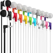 [Maeline] Bulk Earbuds with 3.5 mm Headphone Plug - 300 Pack - Multi