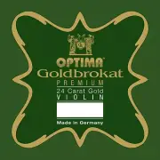 Goldbrokat 24K Gold Premium 4/4 Violin E-String in 5 Strengths with Ball