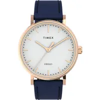 在飛比找蝦皮商城優惠-【TIMEX】天美時 Fairfield系列 簡約手錶 (白