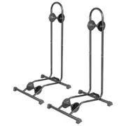 CyclingDeal Fat Snow Bike Floor Stand Parking Rack - for 24"-29" MTB & Road Bikes with Tire Width up to 5" - Bicycle Indoor Outdoor Garage Storage