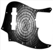 J BASS 5 STRING Graphic Pickguard to fit Fender Bass Guitar Dried Tree rings