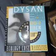 NEW, SEALED DYSAN 110 DD2 Cassette Tapes Type II High Bias X3 In Ecology Case