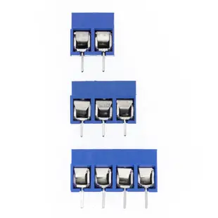 10pcs KF301 2P/3P/4P 藍色 KF301-5.0 KF301 螺絲 5.0mm 直針 PCB 螺絲接線