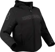Bering Davis Queen-Size, textile jacket waterproof women , color: Black , size: Belly T3