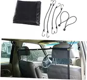 SEWOART Car Vehicle Backseat Pet Barrier Dog Car Fence Safety Net for Pet Protection High Elastic Mesh Divider Suvs and Trucks Black