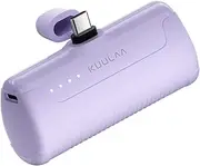 Portable Charger 4500mAh USB C Power Bank, Mini Powerbank Battery Bank Compatible with iPhone 16/15 Samsung - Purple