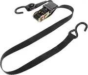 TOKIDNY Retractable Cargo Straps Weather Resistant Tie Down Straps with Hooks Adjustable and Easy Ratchet Mechanism for Trucks Motorcycles and Bike Cargo