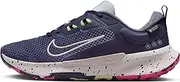 [Nike] Women's WMNS Juniper Trail 2 GTX Low, Purple Ink Platinum Violet Wolf Grey, 5.5 US