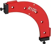 Woodworking Corner Radius Template Set, Inside Outside Arc Guide, Router Trimming Jig, Curved Chamfer Tool
