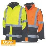 X - Back 2 Tone Contrast Jacket Outer Jacket & Inner Vest Can Be Sold Separately