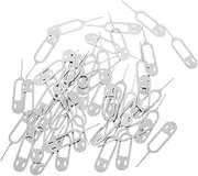 Holibanna 12mm Long Universal Sim Card Ejector Pin Stainless Steel Phone Card Removal Tool Efficient for Multiple Phone Models