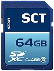 64GB SD XC SDXC Class 10 SCT Professional High Speed Memory Card SDXC 64G (64 Gigabyte) Memory Card for Canon SLR EOS 650D 6D 100D 700D Rebel SL1 T5i T4i Kiss X6i M with Custom formatting