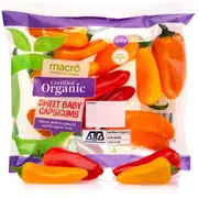 Macro Organic Mini Capsicum each