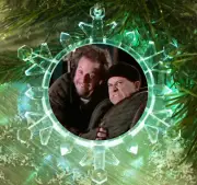 Home Alone 2 Wet Sticky Bandits Snowflake Lit Holiday Christmas Tree Ornament