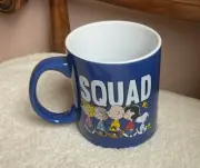 Peanuts Charlie Brown & Friends "SQUAD" 20oz. Ceramic Coffee Mug Cup Snoopy