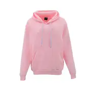 Adult Unisex Plain Hoodie Jumper Pullover Sweater - Baby Pink