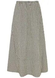 BY Malene Birger Pheobes Printed Cotton-poplin Maxi Skirt - Black - 40 (UK12 / M) 40 (UK12 / M)