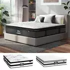 Bedra King Mattress Spring Latex Euro Top Cool Gel Foam Luxury Bed Medium Firm