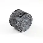 18-pc It's All Black Jelly Roll 2.5" pre-cut 100% cotton fabric quilting strips