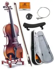 SKY Student 1/2 Violin with Case Brazilwood Bow Rosin Extra String Set and Mute